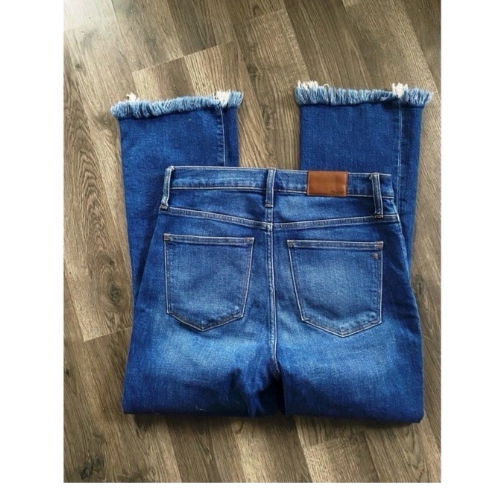 MADEWELL Fringe Flare Crop Jeans - Picture 8 of 10
